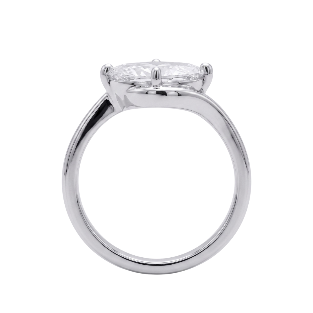 Moissanite Marquise Ring