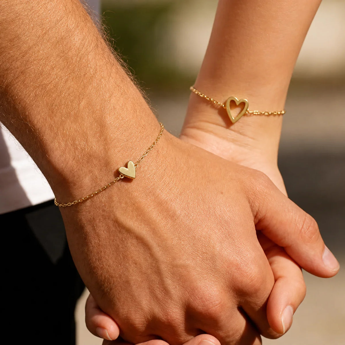 Linked Hearts Bracelets