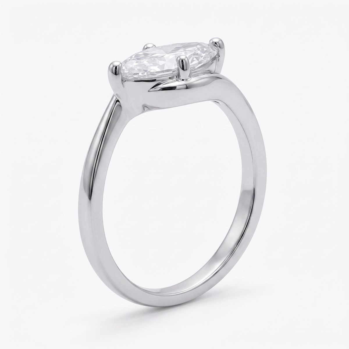 Moissanite Marquise Ring